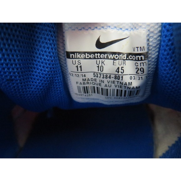 Nike Air Max 90 Essential Mens 11 Shoes Orange Blue Sneaker 537384-801 Athletic main image 9